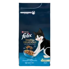 Felix Doubly Delicious Dry Salmon & Veg 2KG
